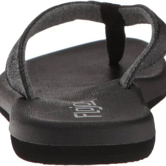 Women's Rubber Flip-Flops Slip-On Summer Sandals with Memory Foam Cushion